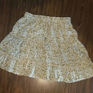 NWOT Flowy Floral Skirt Size M